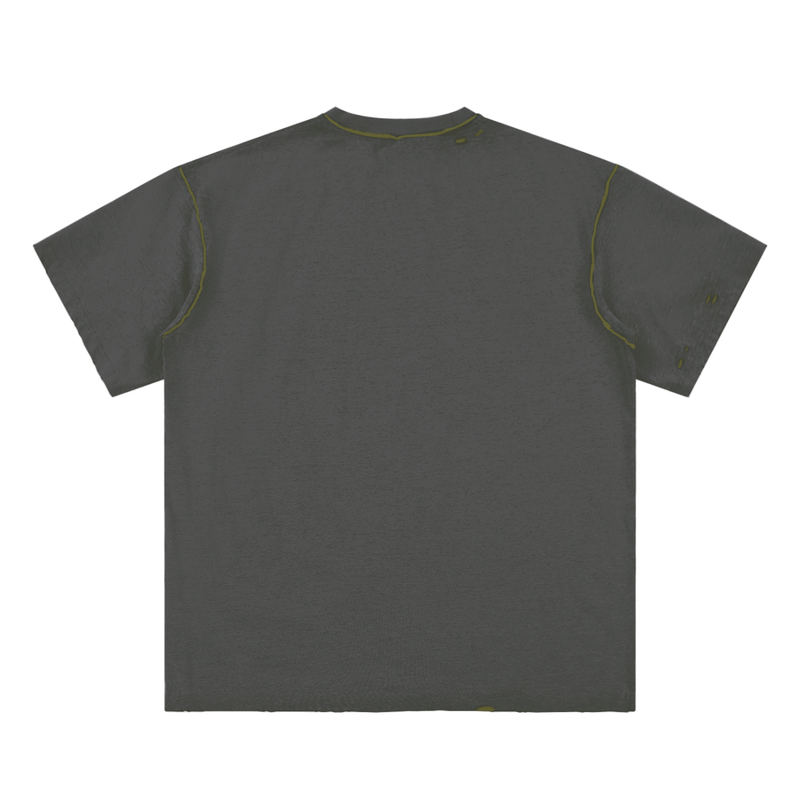 Hand-frayed Reversible T-shirt