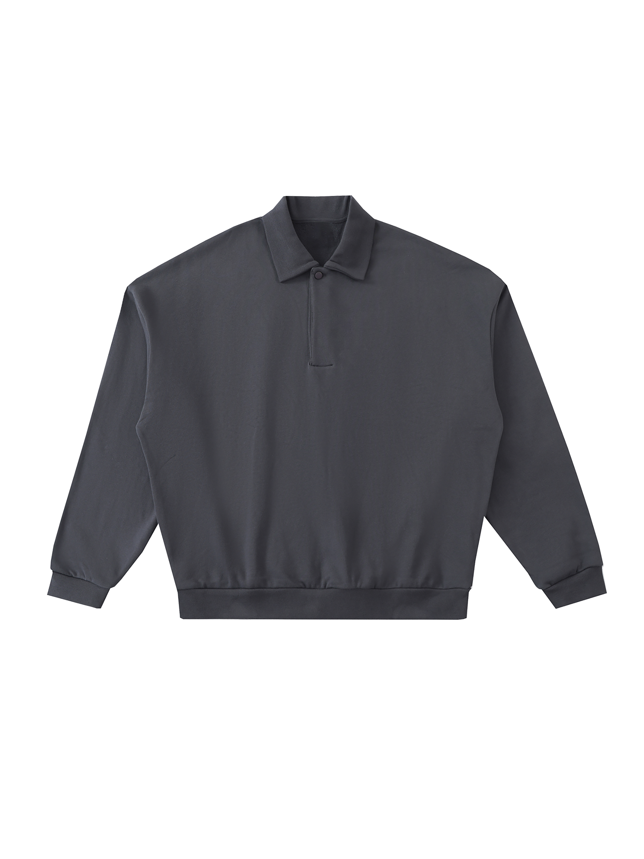 Heavyweight Fleece Polo Sweatshirt