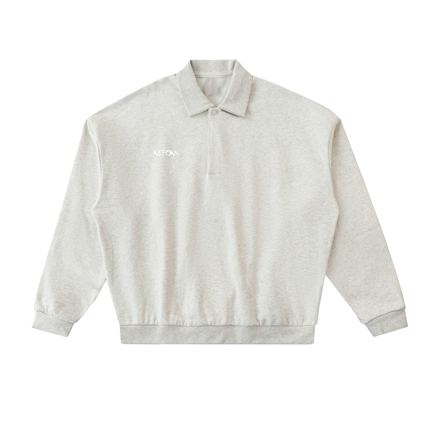 Heavyweight Fleece Polo Sweatshirt