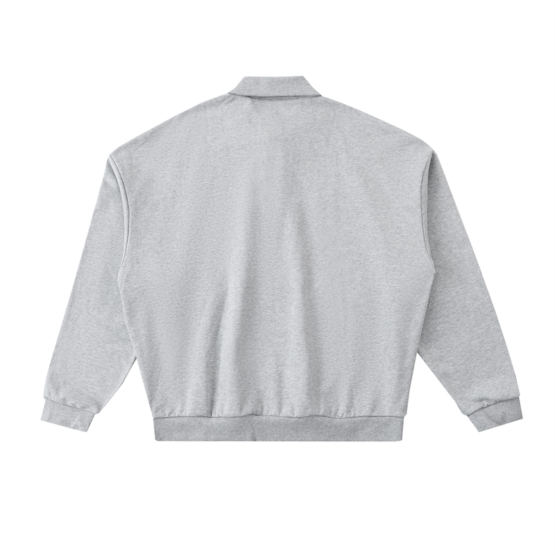 Heavyweight Fleece Polo Sweatshirt