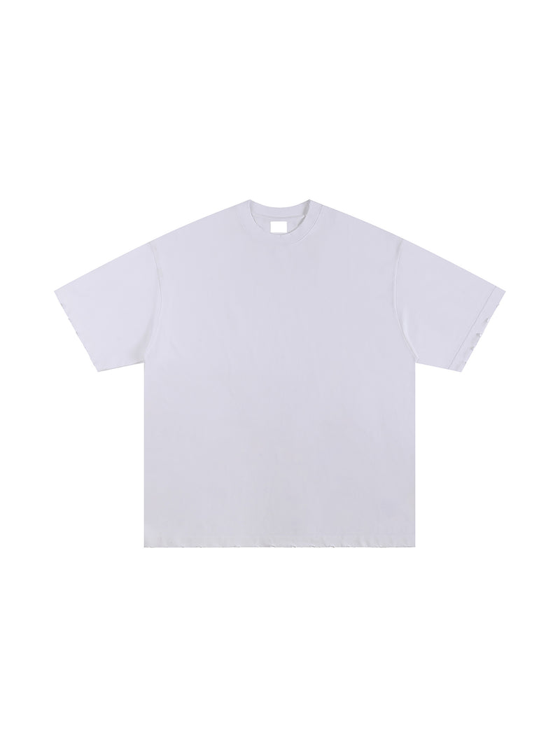 Heavyweight Hand-frayed T-shirt