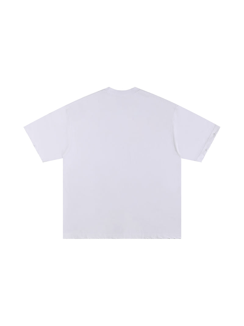 Heavyweight Hand-frayed T-shirt