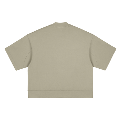Heavyweight Oversized Mock Neck T-shirt