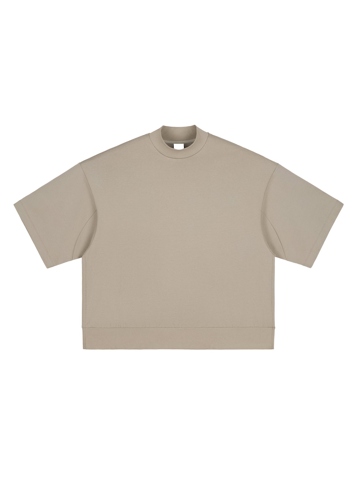 Heavyweight Oversized Mock Neck T-shirt