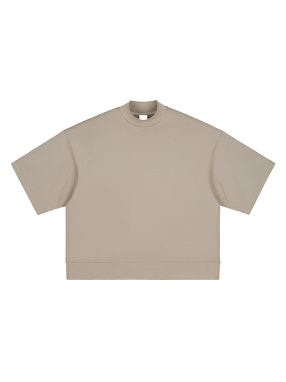 Heavyweight Oversized Mock Neck T-shirt