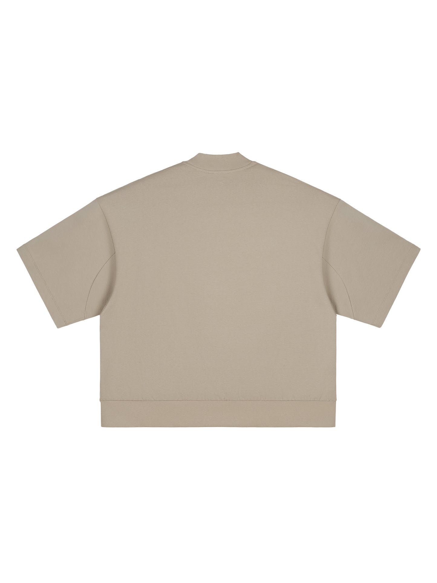 Heavyweight Oversized Mock Neck T-shirt