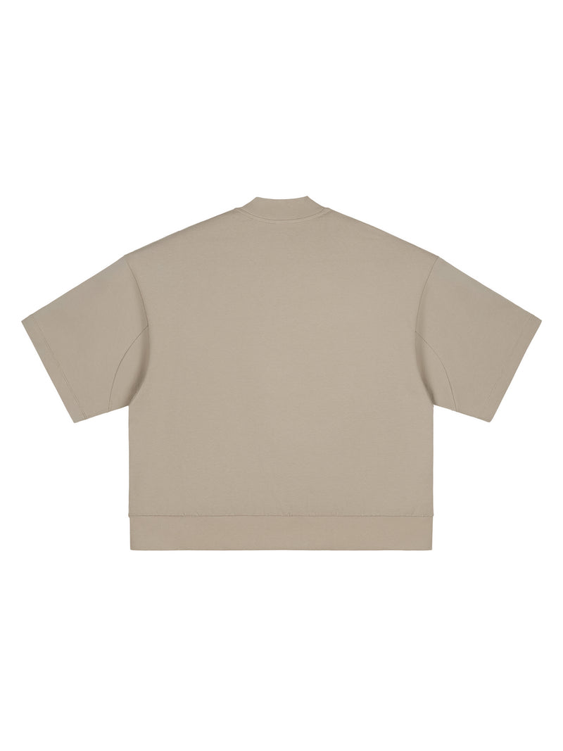 Heavyweight Oversized Mock Neck T-shirt
