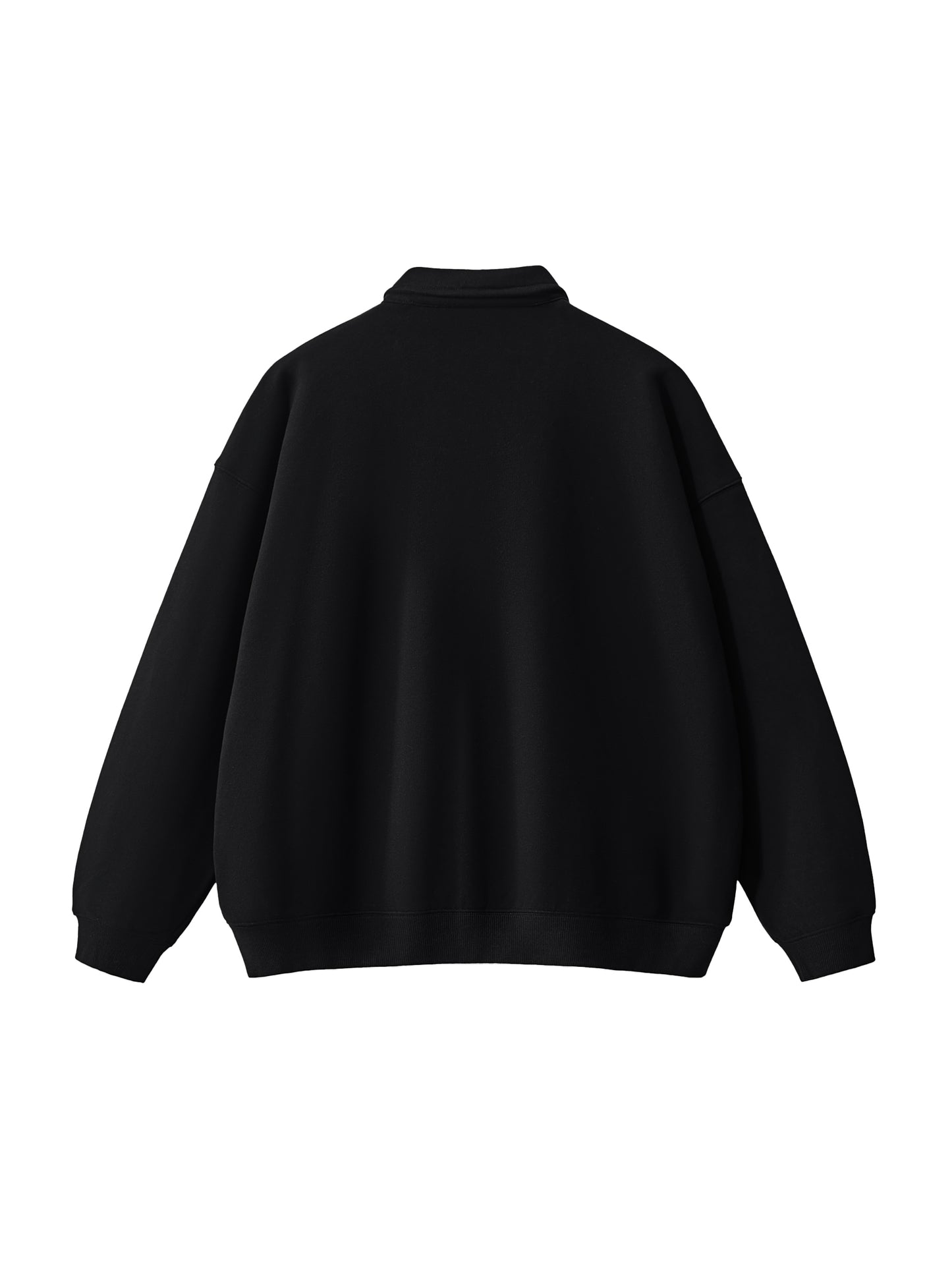 Heavyweight Polo-Collar Sweatshirt