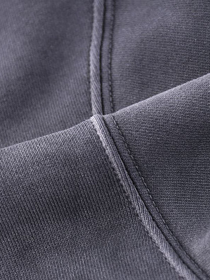 Heavyweight Pure Cotton Washed Hoodie