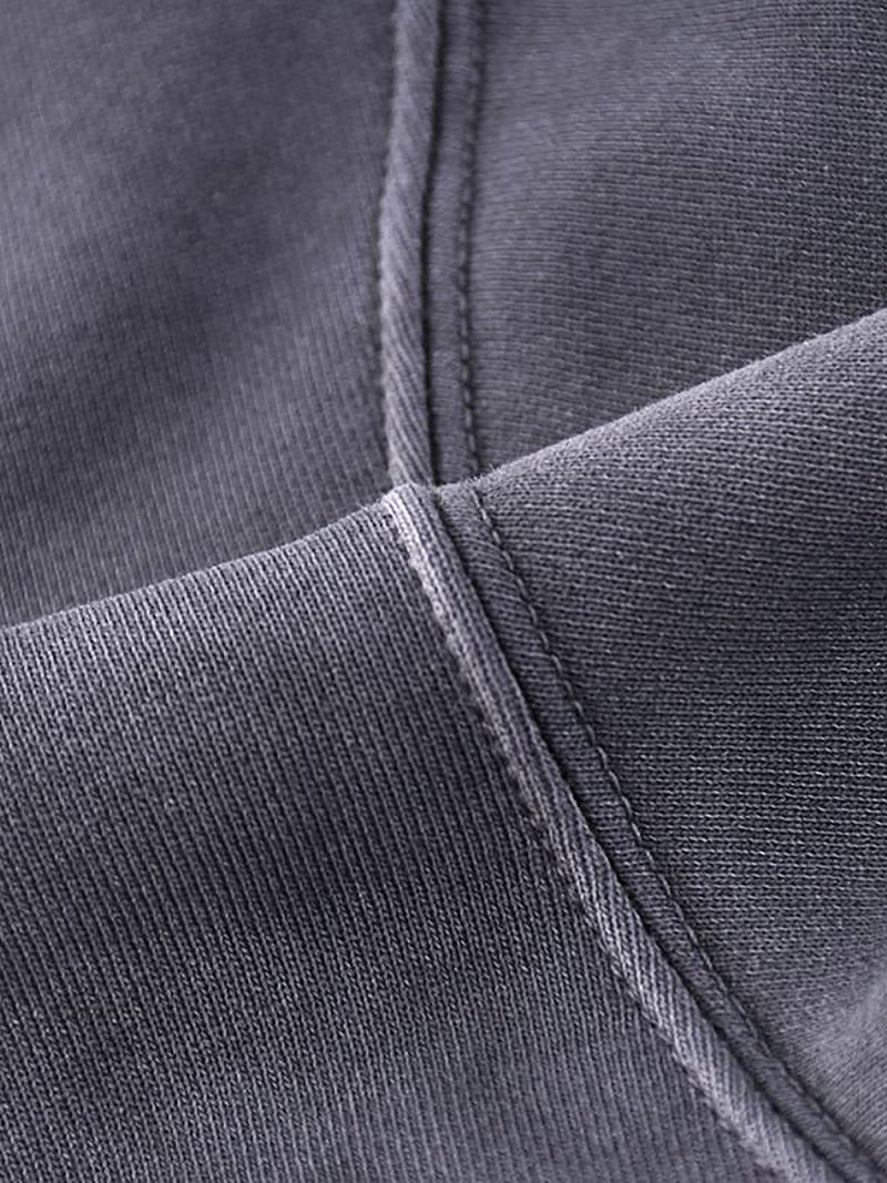 Heavyweight Pure Cotton Washed Hoodie