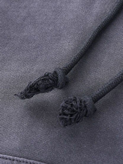 Heavyweight Pure Cotton Washed Hoodie