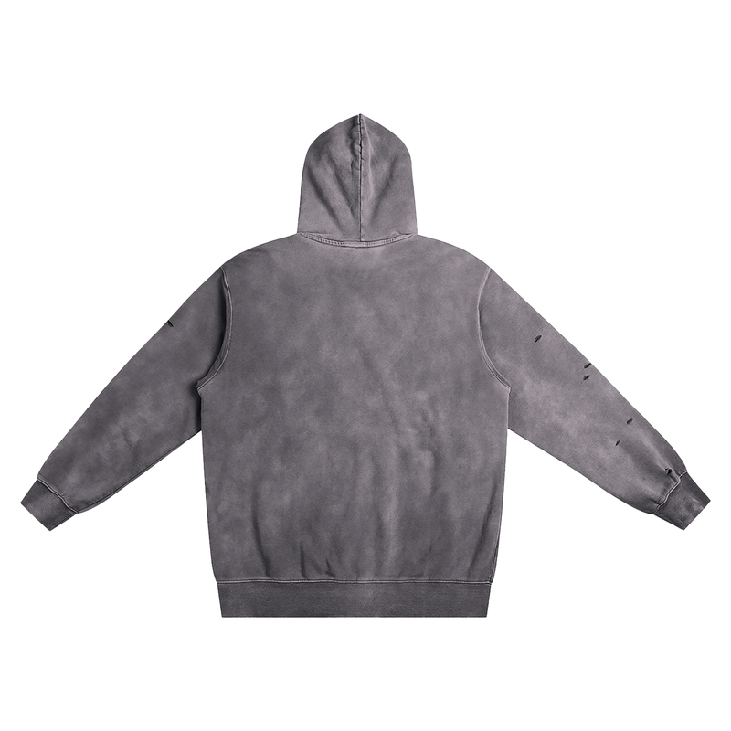 Heavyweight Pure Cotton Washed Hoodie