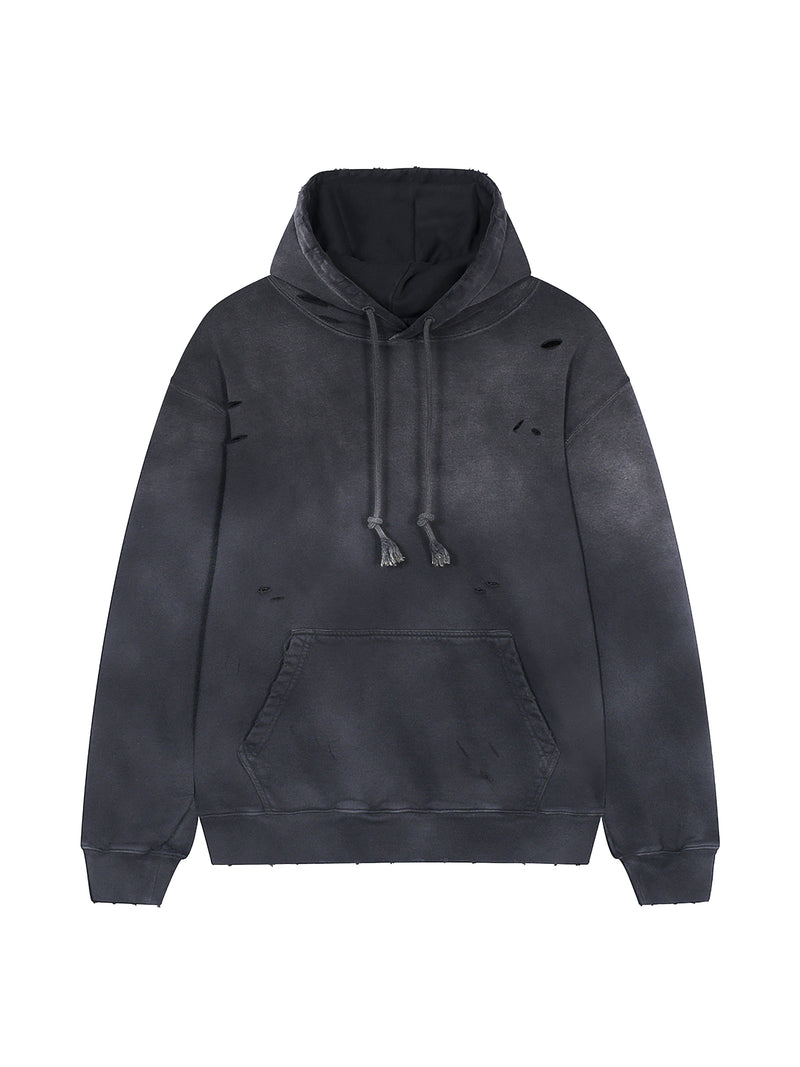 Heavyweight Pure Cotton Washed Hoodie