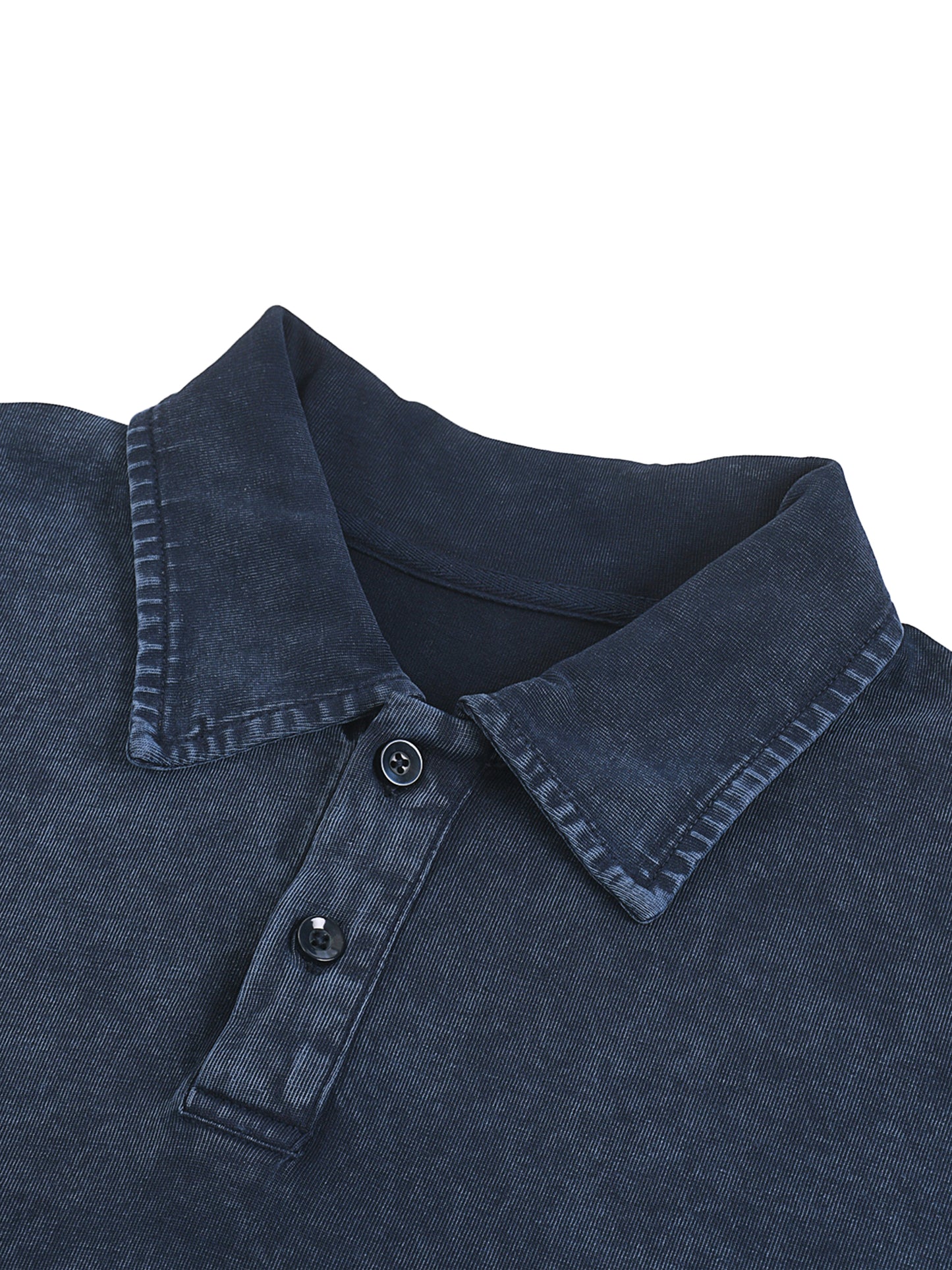 Heavyweight Snow-Washed Polo T-Shirt