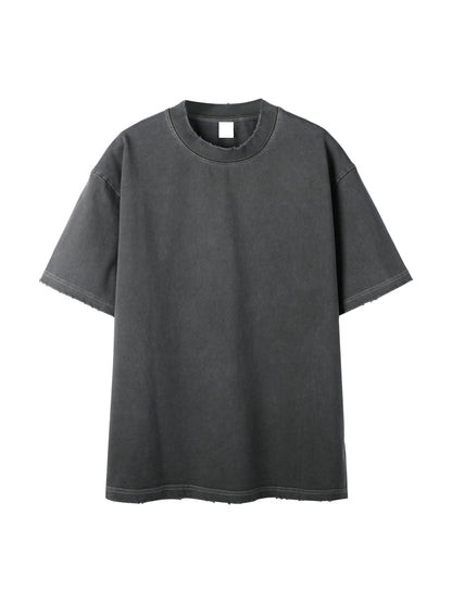 Heavyweight Vintage Washed Frayed T-Shirt