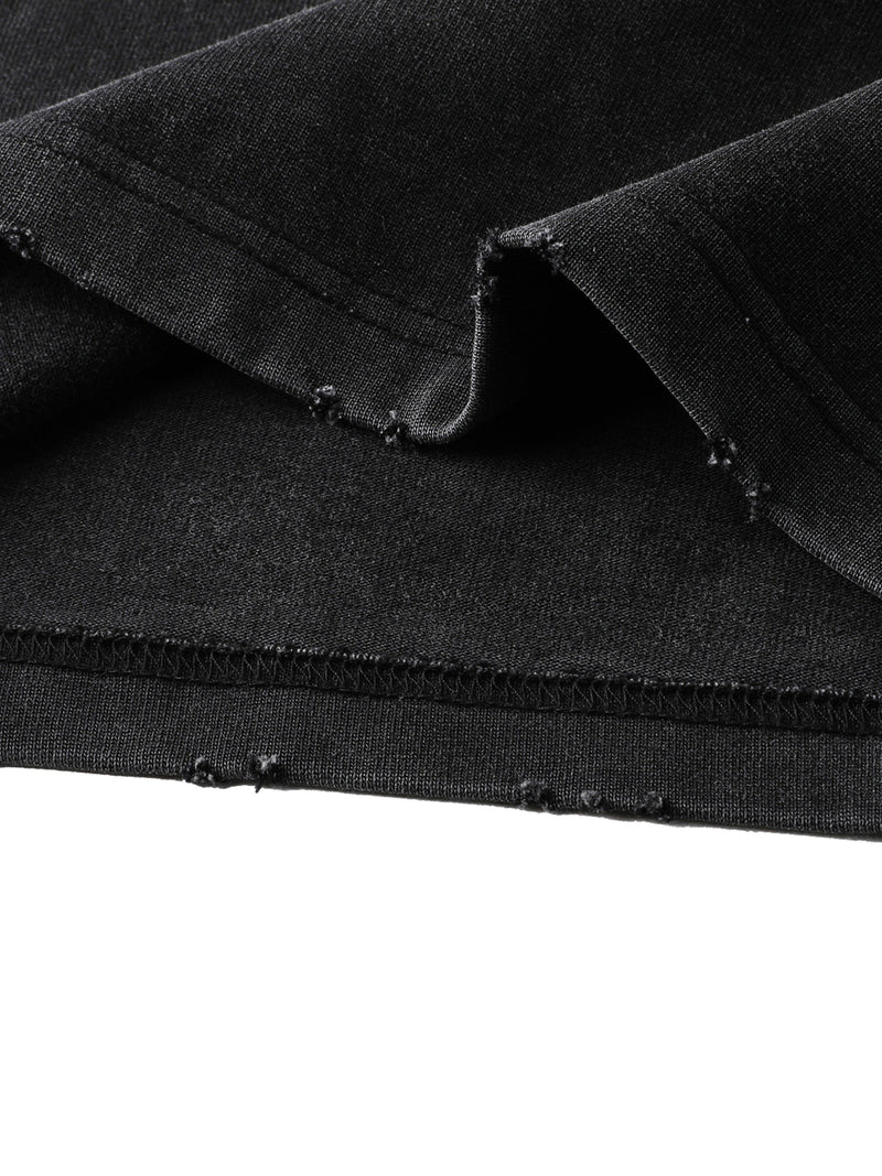 Heavyweight Vintage Washed Frayed T-Shirt