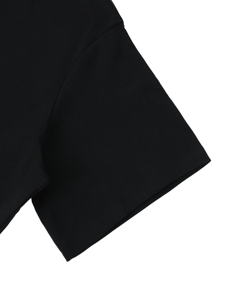 Lightweight Cocoon Shape Short Sleeve Top