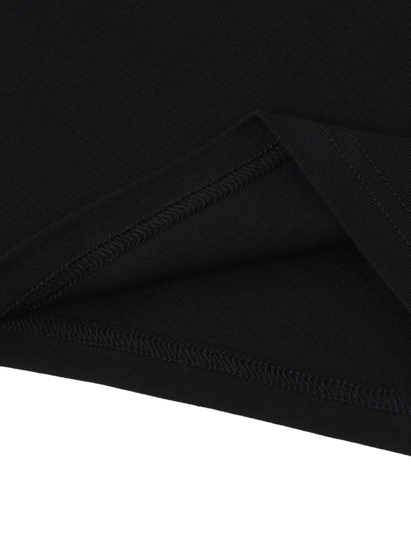 Lightweight Cocoon Shape Short Sleeve Top