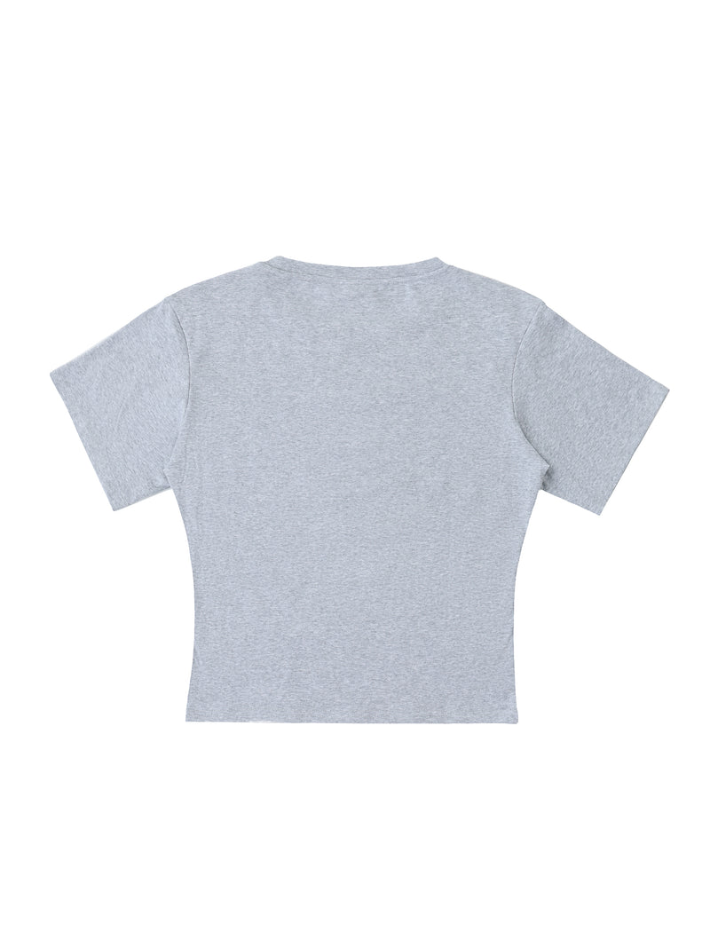 Lightweight Cocoon Shape Short Sleeve Top