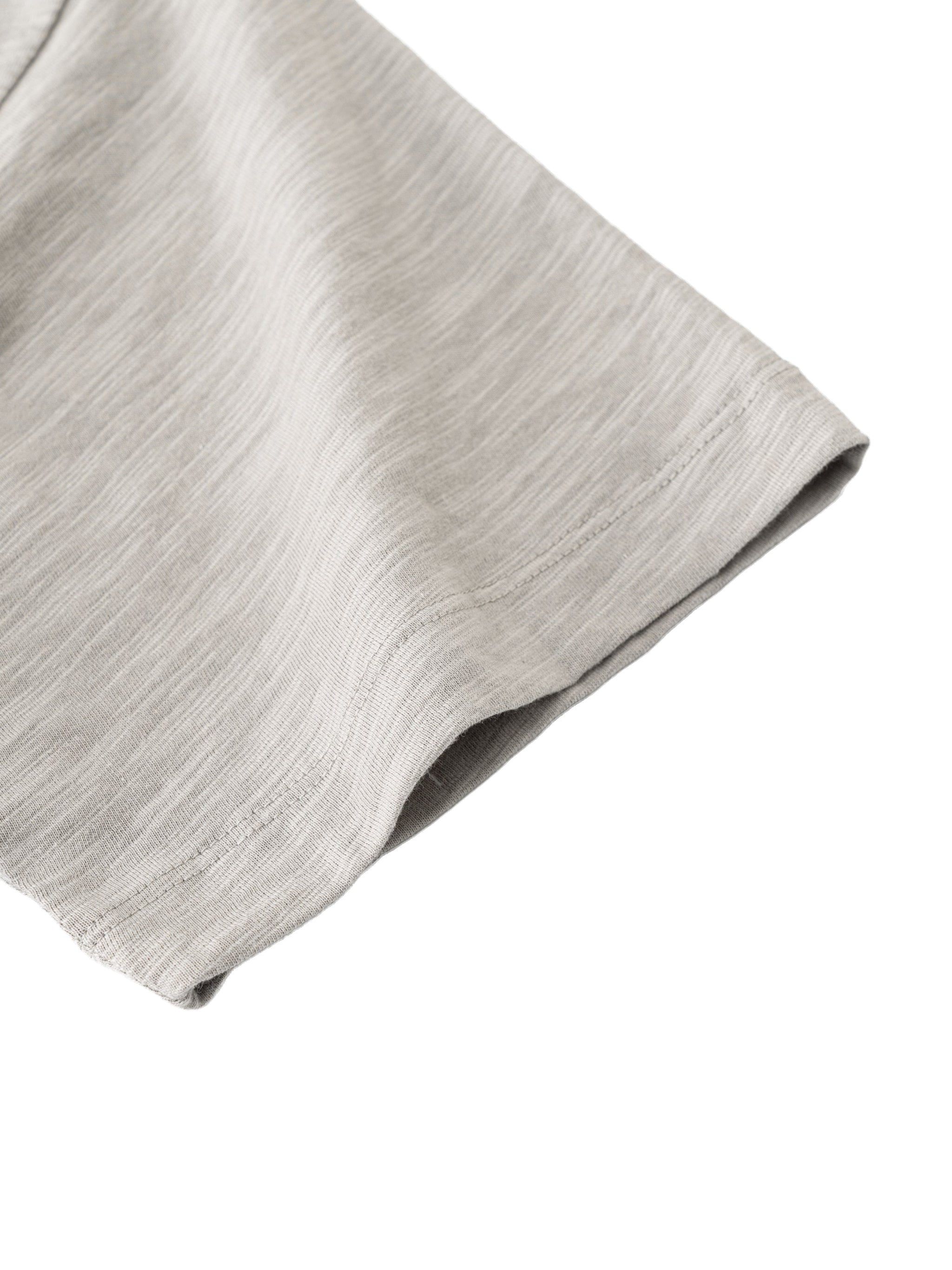 Lightweight Slub Cotton Plain T-Shirt