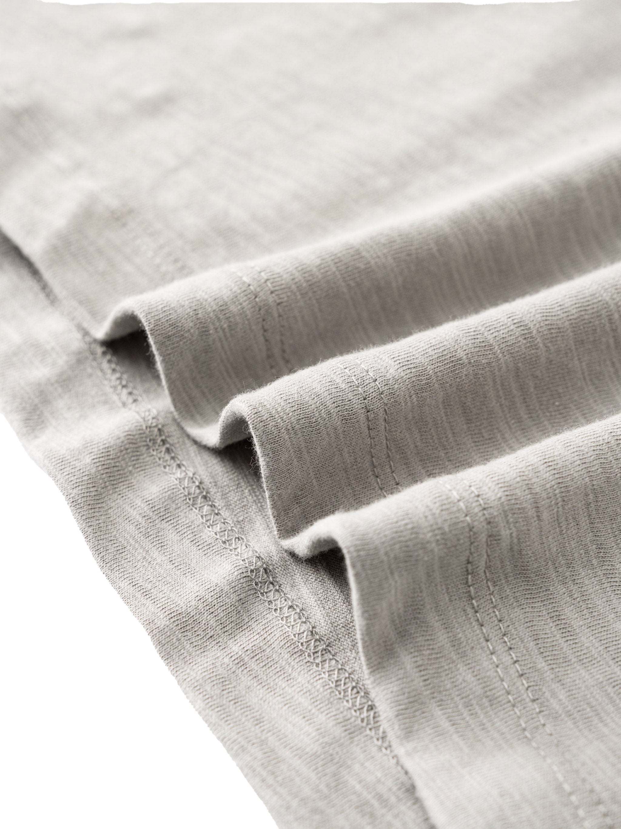 Lightweight Slub Cotton Plain T-Shirt