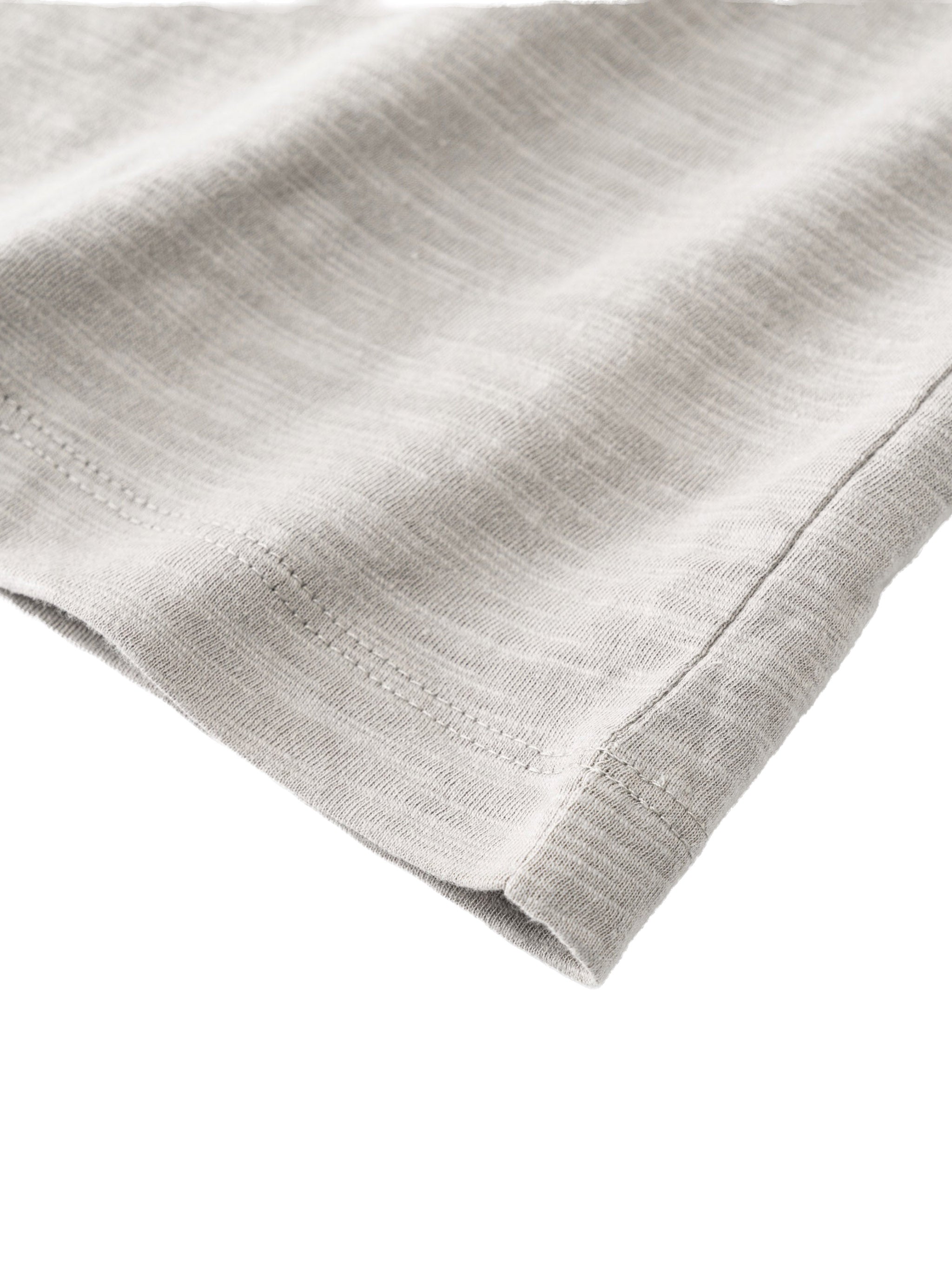 Lightweight Slub Cotton Plain T-Shirt