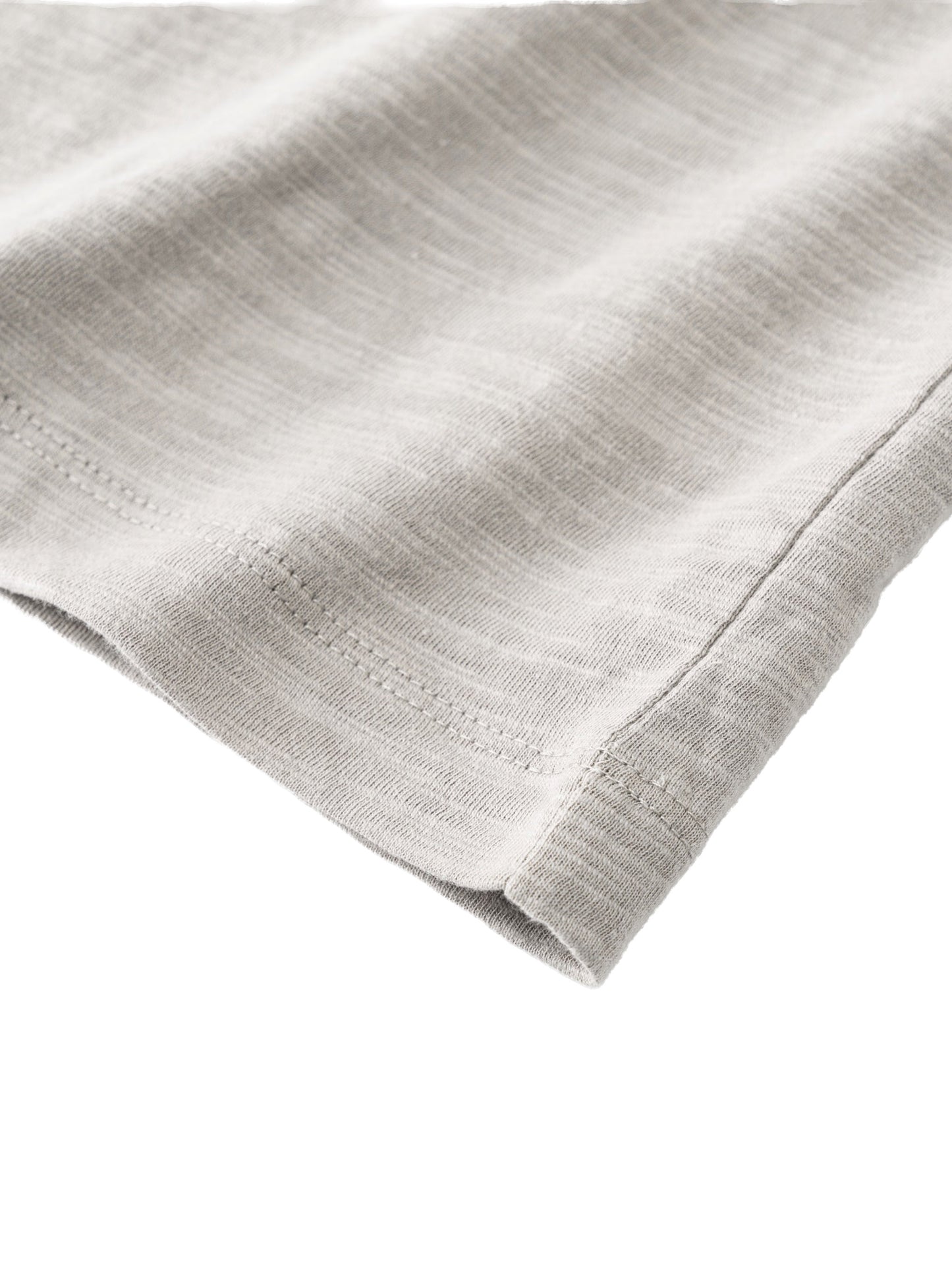 Lightweight Slub Cotton Plain T-Shirt