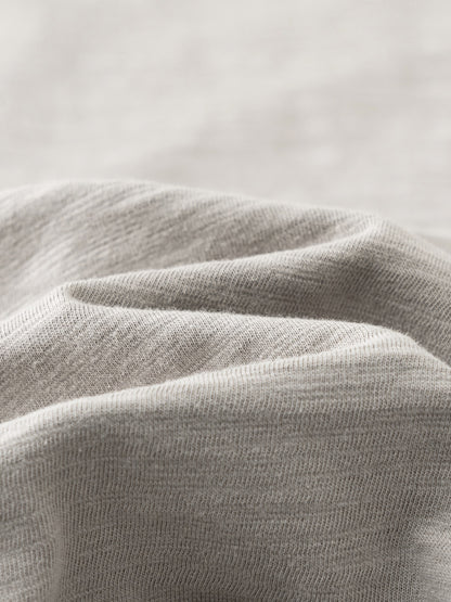 Lightweight Slub Cotton Plain T-Shirt