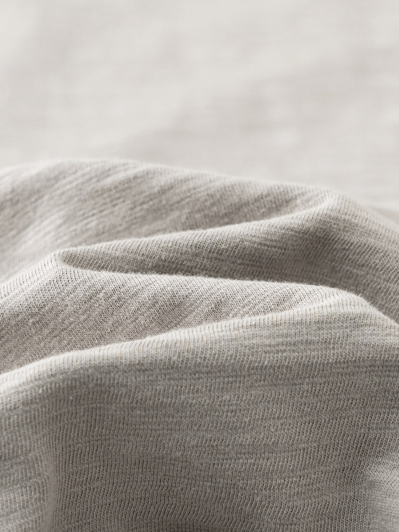 Lightweight Slub Cotton Plain T-Shirt