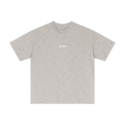 Lightweight Slub Cotton Plain T-Shirt