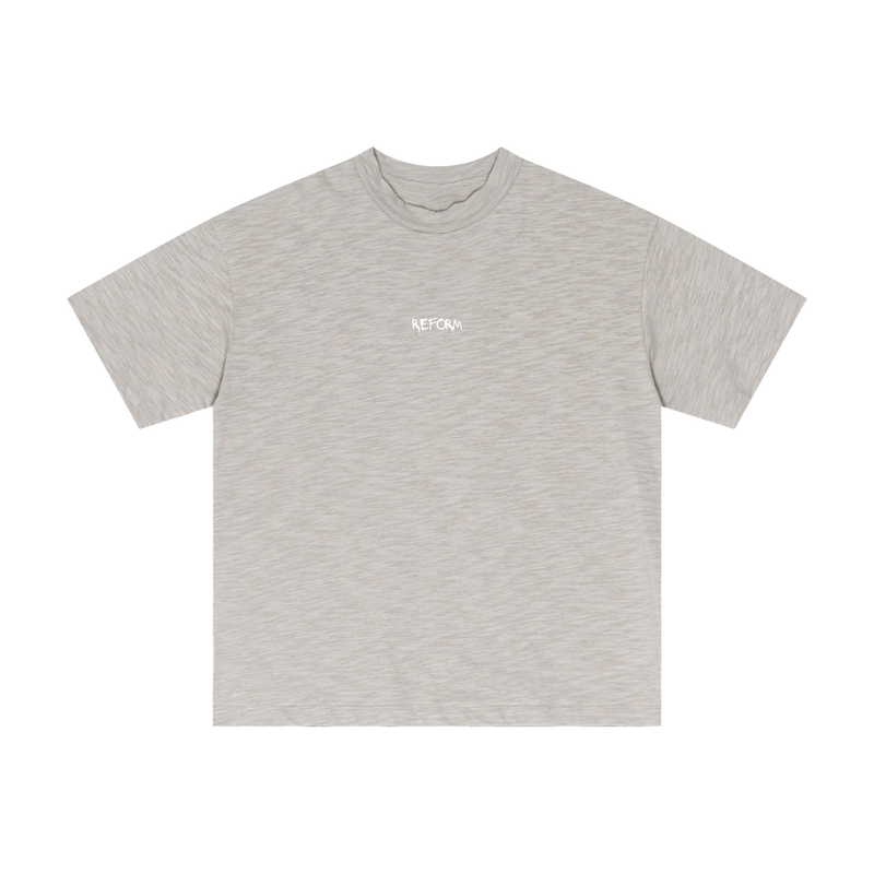 Lightweight Slub Cotton Plain T-Shirt