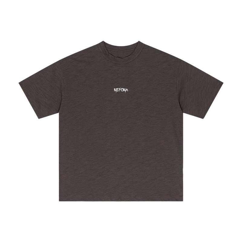 Lightweight Slub Cotton Plain T-Shirt