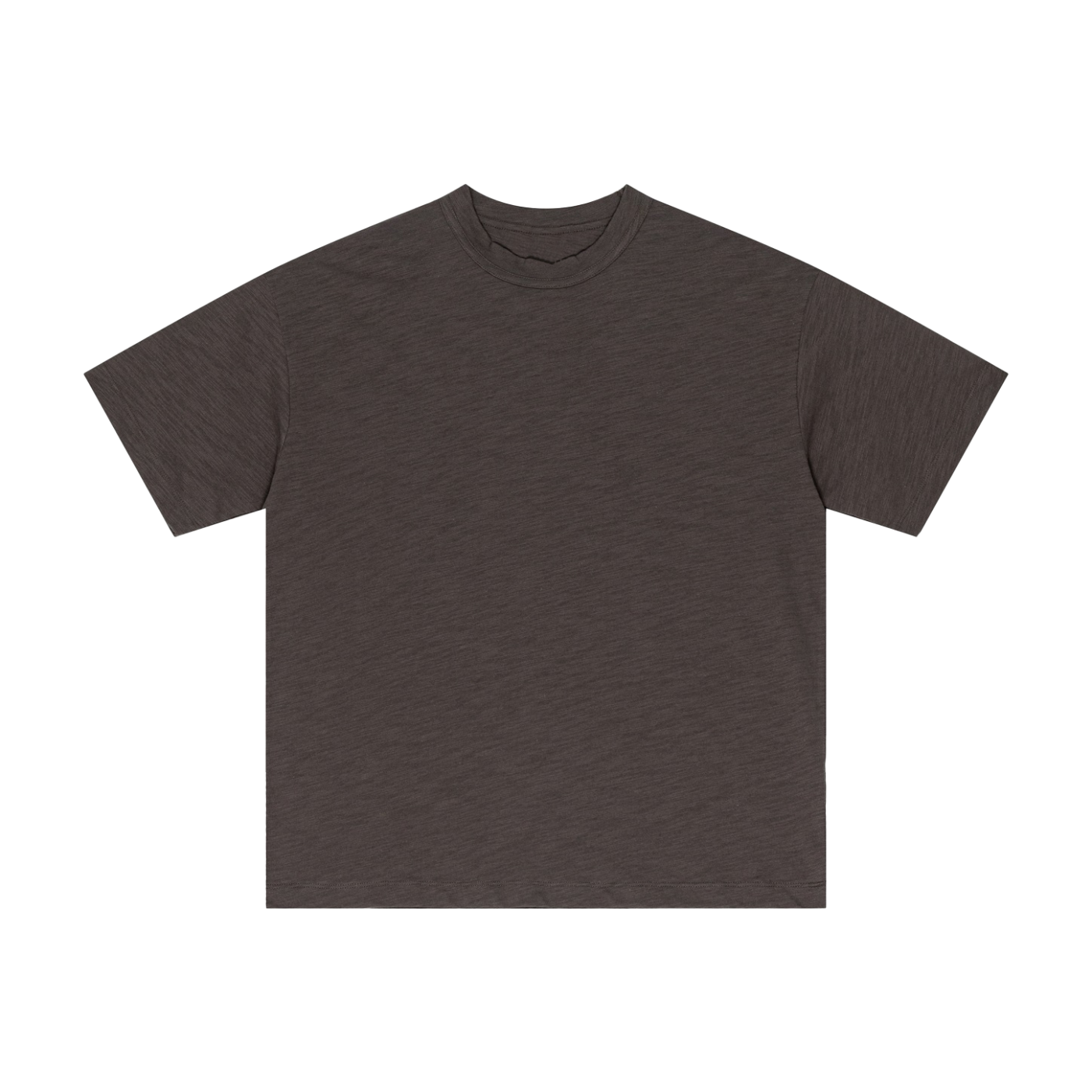 Lightweight Slub Cotton Plain T-Shirt