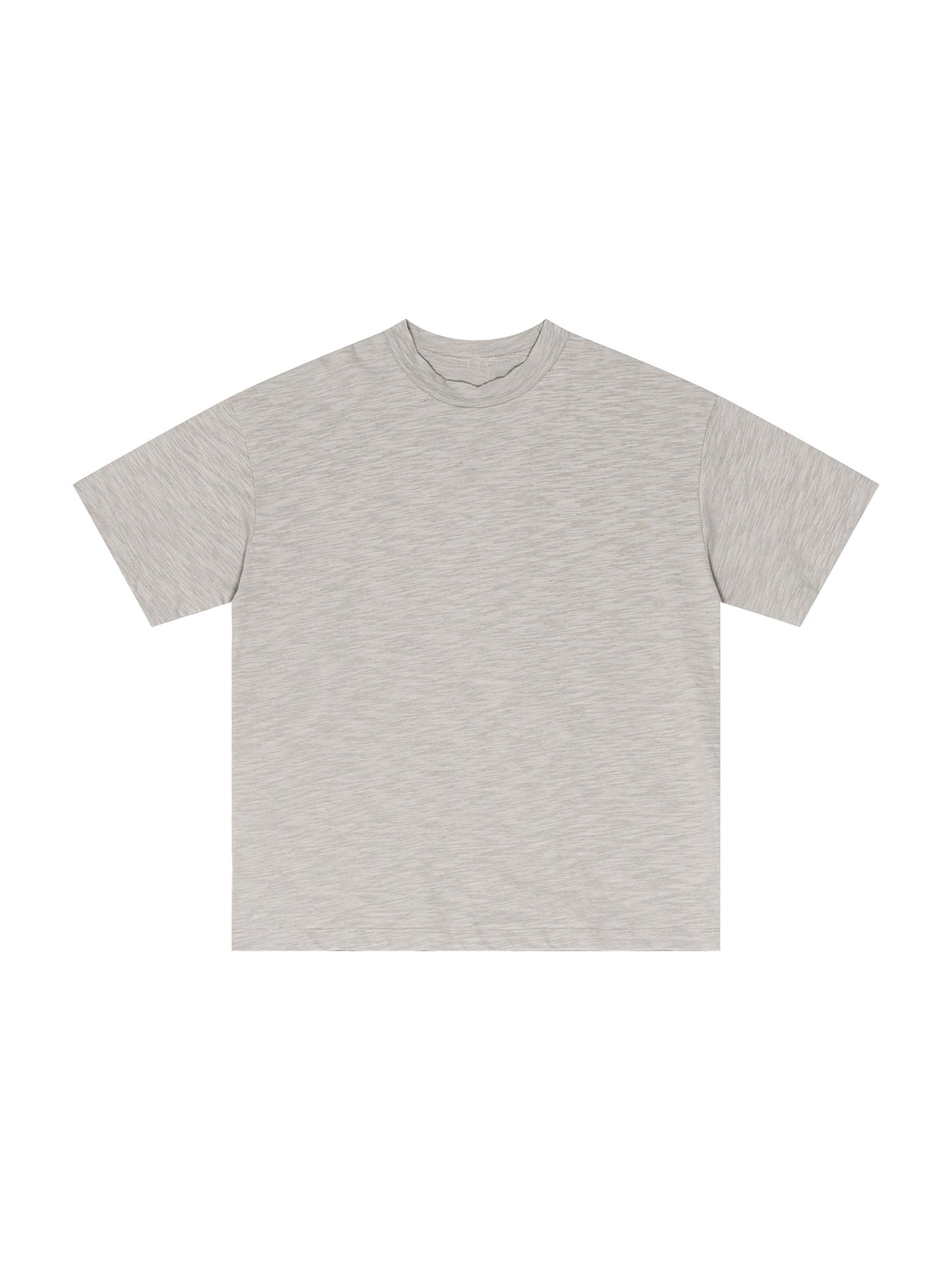 Lightweight Slub Cotton Plain T-Shirt