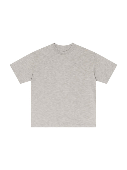 Lightweight Slub Cotton Plain T-Shirt
