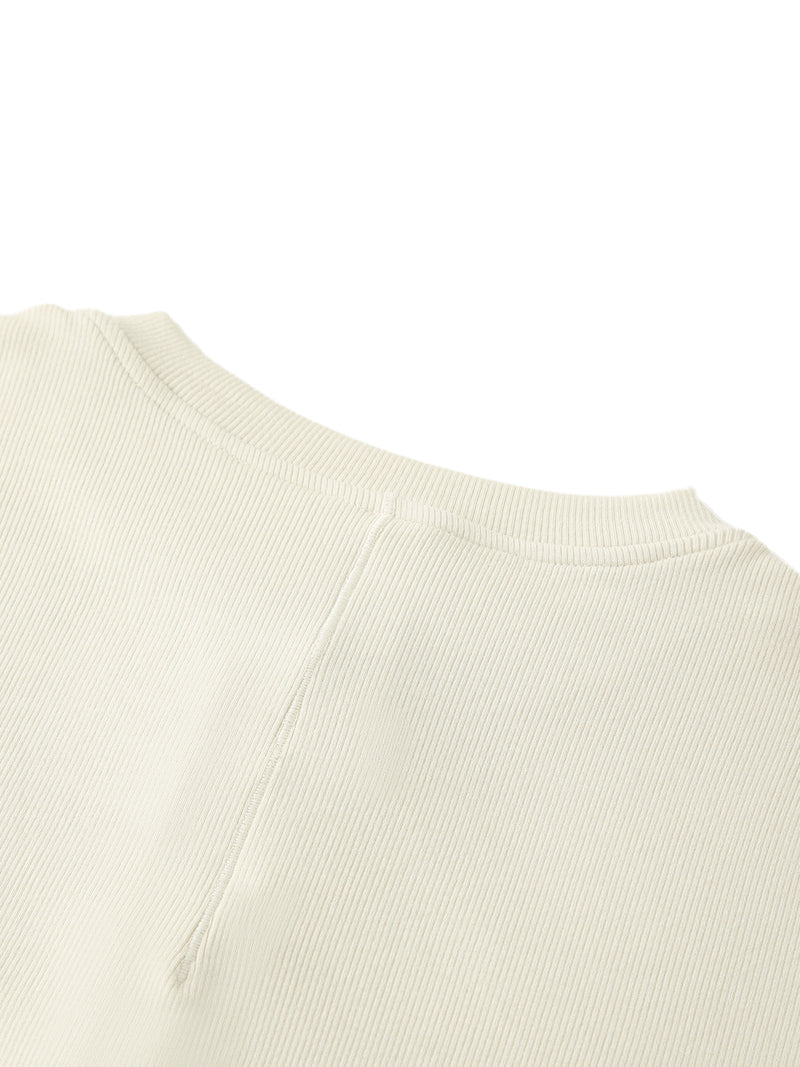 Modal Bodycon Henley Shirt