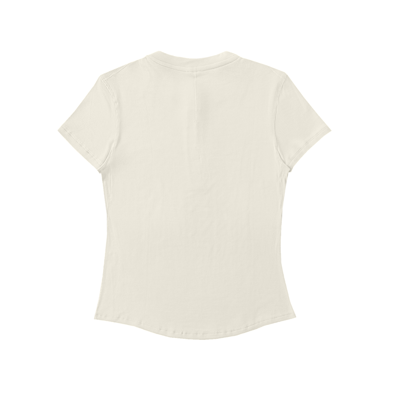 Modal Bodycon Henley Shirt