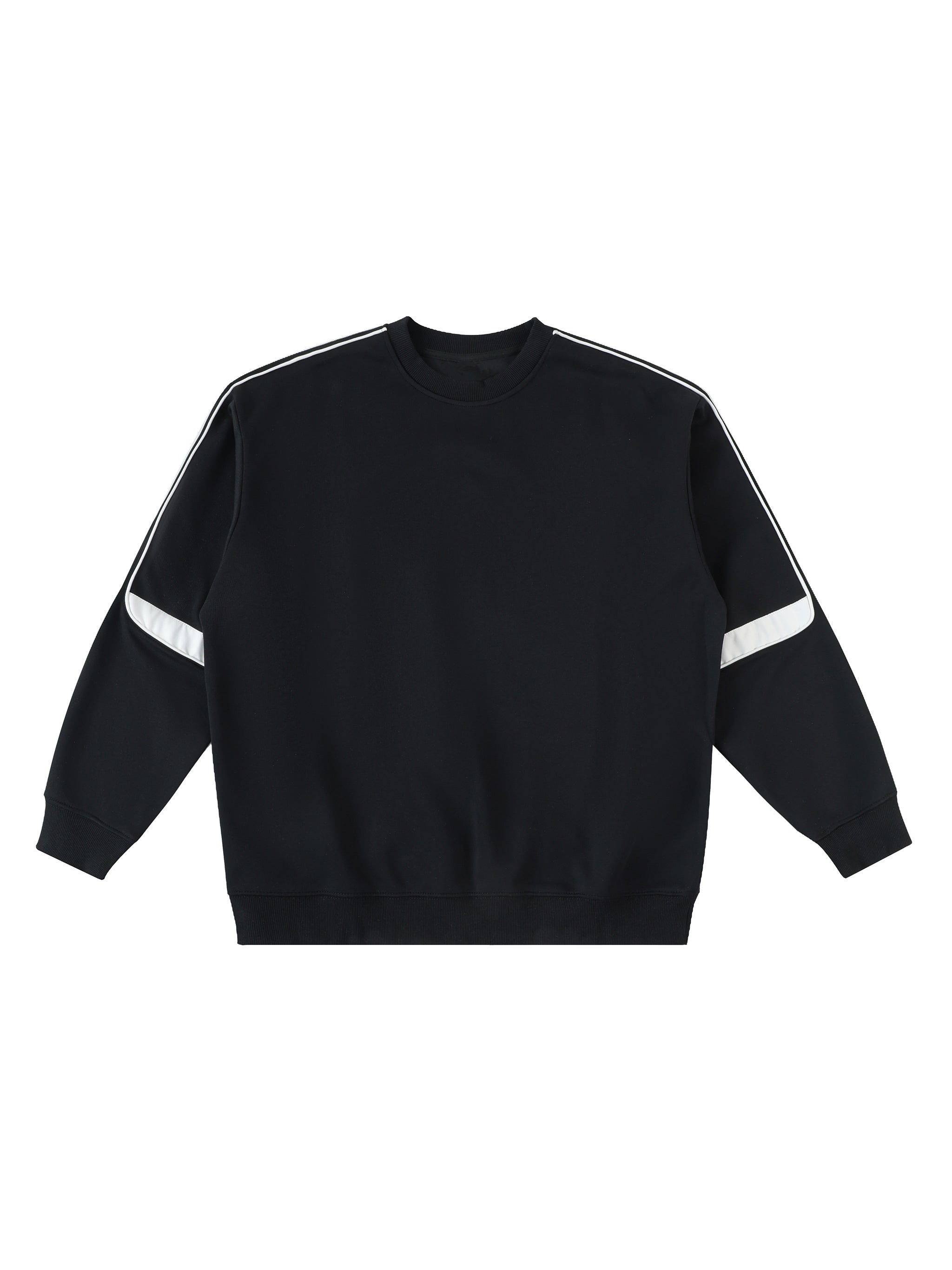 Oversized Crewneck Taped Sweatshirt