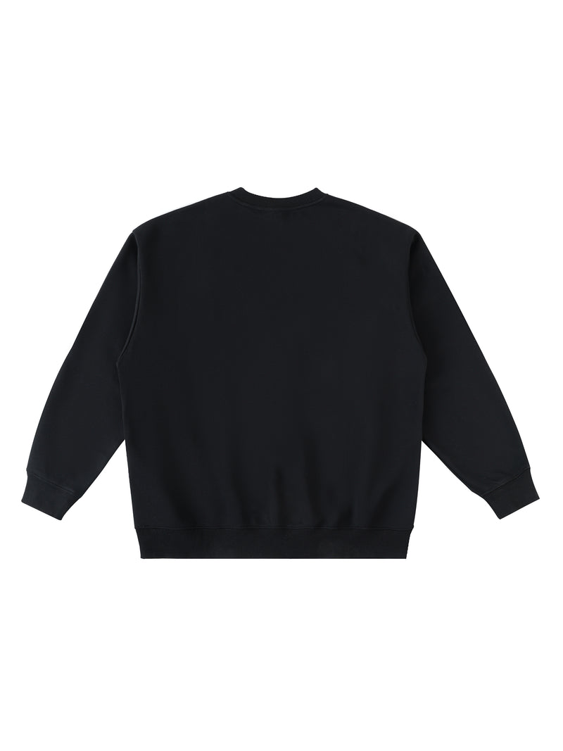 Oversized Crewneck Taped Sweatshirt