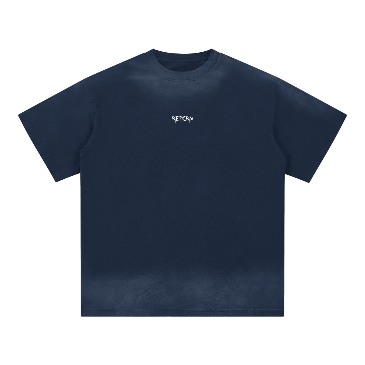 Petite Crew Neck Sunfade Edge T-Shirt