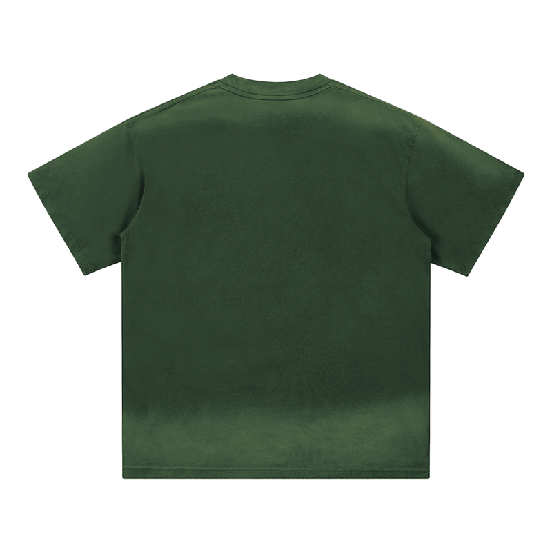 Petite Crew Neck Sunfade Edge T-Shirt