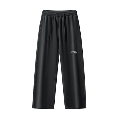 Raw-Seam Enzyme Washed Sweatpants