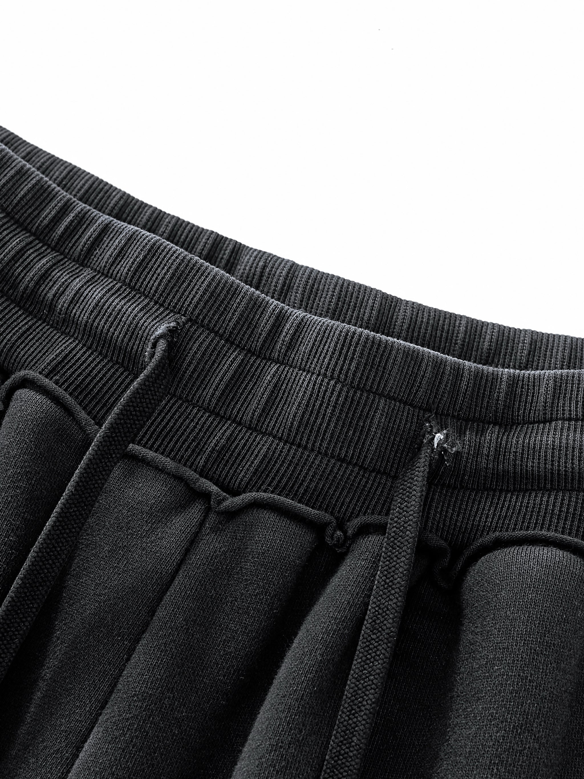 Raw-Seam Enzyme Washed Sweatpants