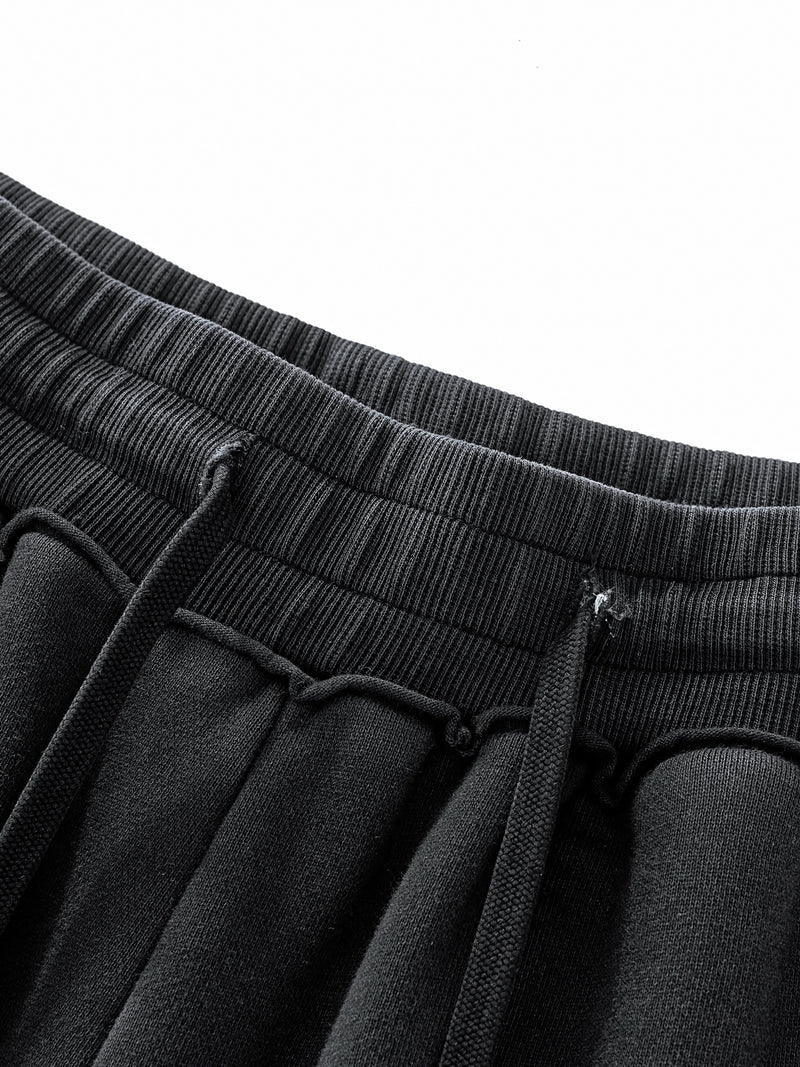 Raw-Seam Enzyme Washed Sweatpants
