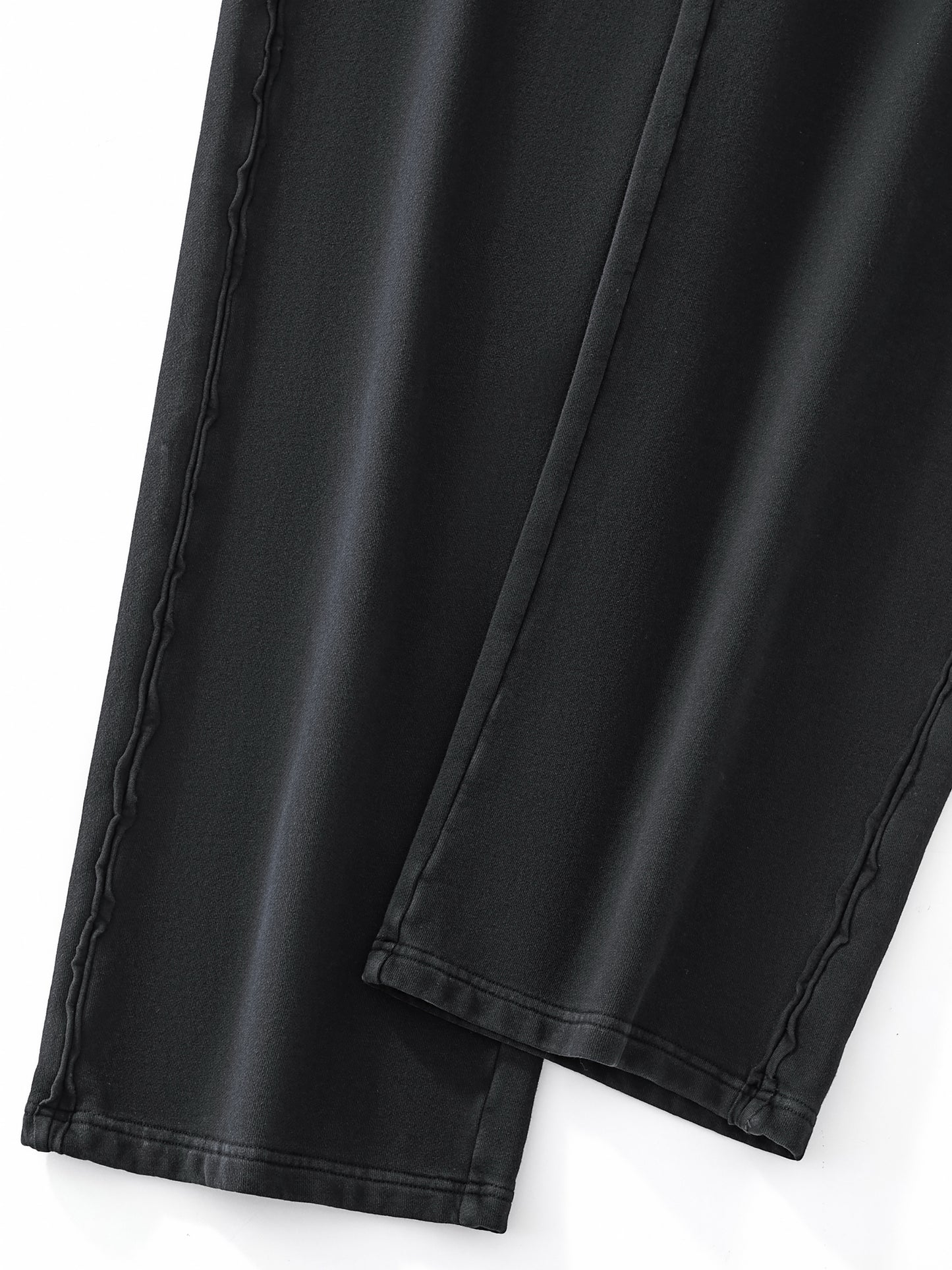 Raw-Seam Enzyme Washed Sweatpants