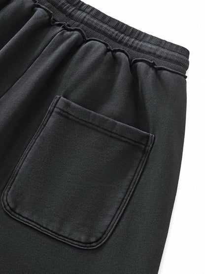 Raw-Seam Enzyme Washed Sweatpants