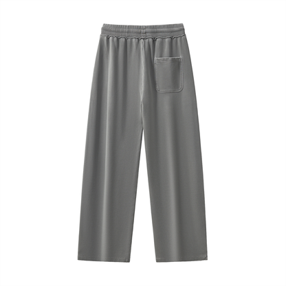 Raw-Seam Enzyme Washed Sweatpants