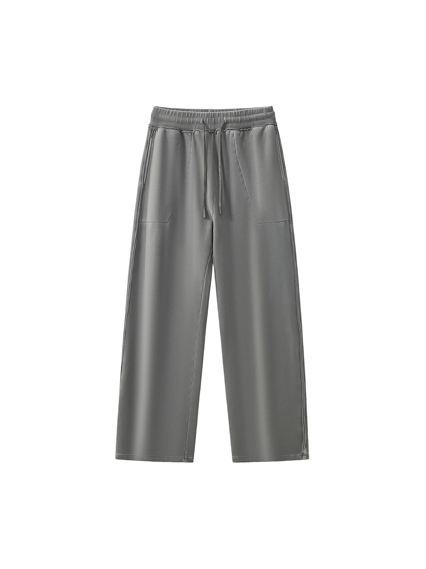 Raw-Seam Enzyme Washed Sweatpants