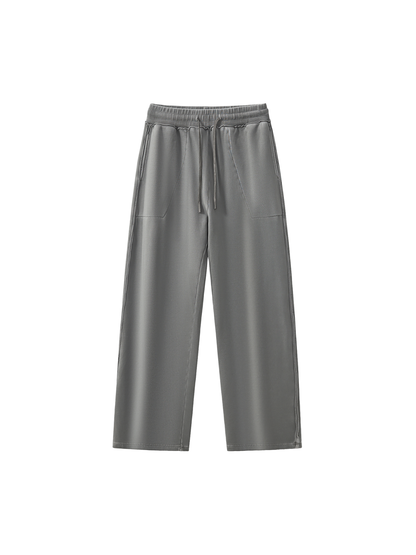 Raw-Seam Enzyme Washed Sweatpants