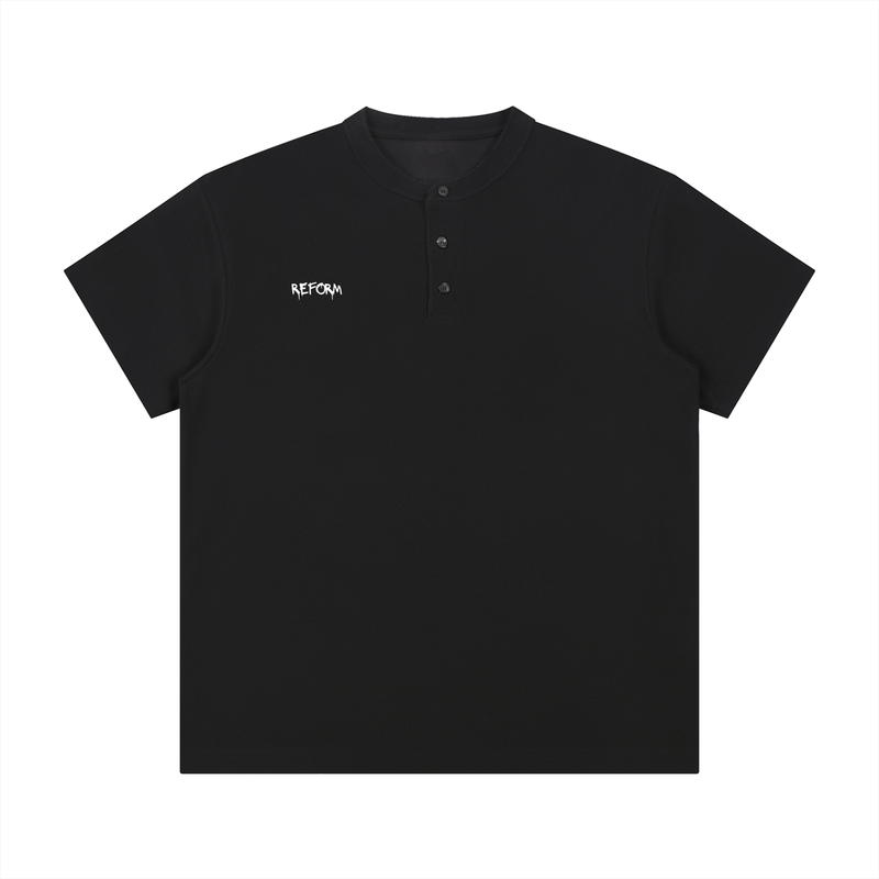 Short Sleeve Henley Shirt